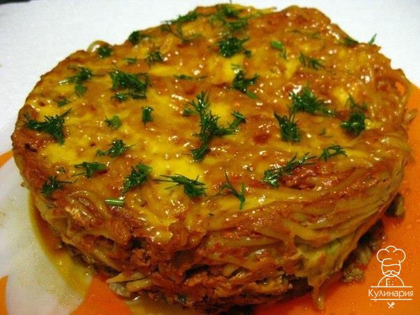 Мясная запеканка с овощами!